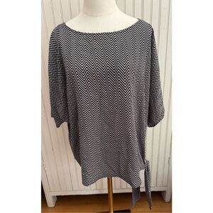 Michael Kors side tie blouse sz xl
